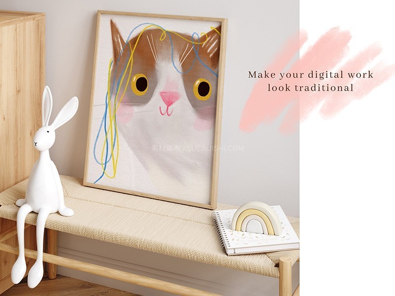 Procreate油画棒肌理笔刷